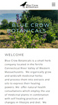 Mobile Screenshot of bluecrowbotanicals.com